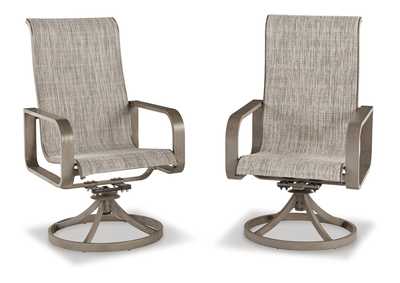 Image for Beach Front Sling Swivel Chair (Set of 2)