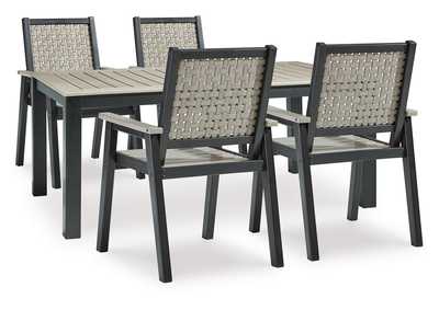 Image for Mount Valley Outdoor Dining Table and 4 Chairs