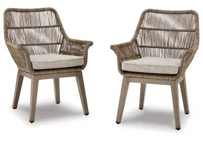 Image for Beach Front Arm Chair with Cushion (Set of 2)