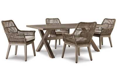 Image for Beach Front Outdoor Dining Table and 4 Chairs
