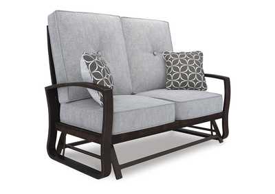 Image for Castle Island Loveseat Glider with Cushion