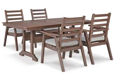 Emmeline Outdoor Dining Table and 4 Chairs,Outdoor By Ashley