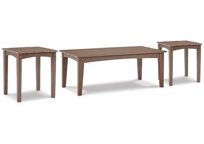 Image for Emmeline Outdoor Coffee Table with 2 End Tables