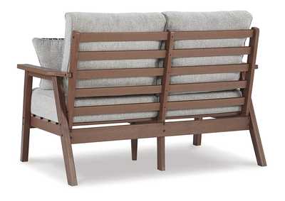 Emmeline Outdoor Sofa and Loveseat with Coffee Table and 2 End Tables,Outdoor By Ashley