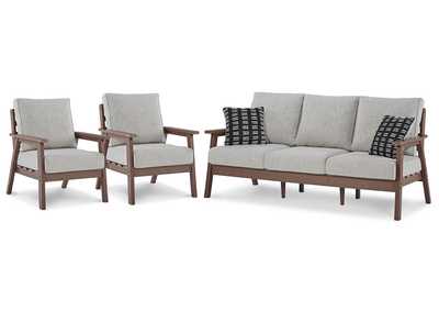 Image for Emmeline Outdoor Sofa with 2 Lounge Chairs