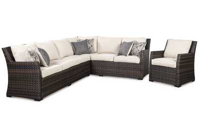 Image for Easy Isle 3-Piece Outdoor Sectional with Chair