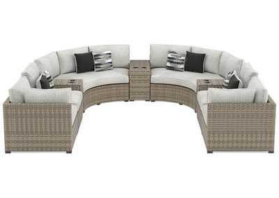 Image for Calworth 9-Piece Outdoor Sectional