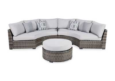 Harbor Court 2-Piece Sectional with Ottoman,Outdoor By Ashley