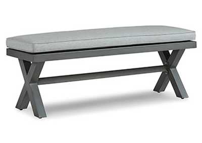 Elite Park Outdoor Bench with Cushion,Outdoor By Ashley