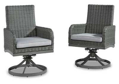 Image for Elite Park Swivel Chair with Cushion (Set of 2)