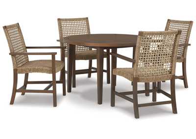 Image for Germalia Outdoor Dining Table and 4 Chairs