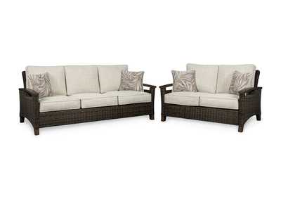 Paradise Trail Outdoor Sofa and Loveseat,Outdoor By Ashley