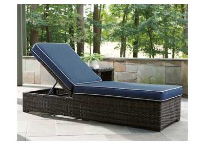 Grasson Lane Chaise Lounge with Cushion,Outdoor By Ashley