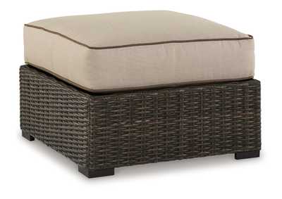 Image for Coastline Bay Outdoor Ottoman with Cushion