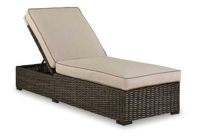 Image for Coastline Bay Outdoor Chaise Lounge with Cushion