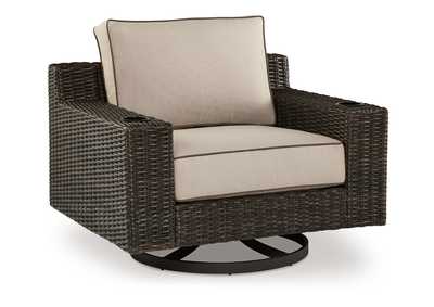 Image for Coastline Bay Outdoor Swivel Lounge with Cushion