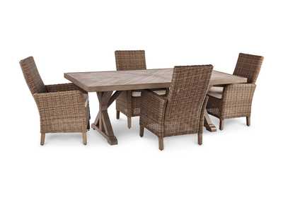 Beachcroft Outdoor Dining Table and 4 Chairs,Outdoor By Ashley