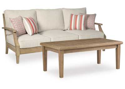 Image for Clare View Outdoor Sofa with Coffee Table