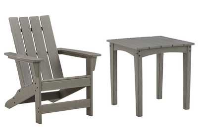 Visola Outdoor Adirondack Chair and End Table,Outdoor By Ashley