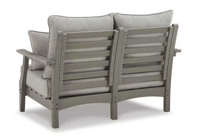 Visola Outdoor Sofa and Loveseat with 2 Lounge Chairs and End Table,Outdoor By Ashley