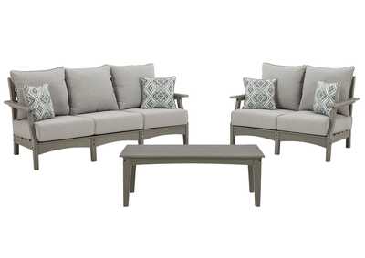 Image for Visola Outdoor Sofa and Loveseat with Coffee Table