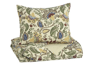 Image for Damyan Multi King Coverlet Set