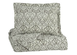 Image for Danila Brown/Cream King Duvet Cover Set