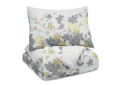 Image for Maureen Gray/Yellow King Comforter Set