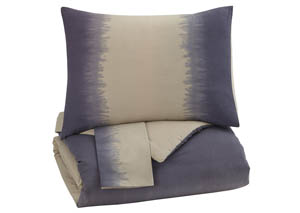 Image for Brandon Indigo King Comforter Set