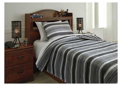 Merlin 2-Piece Twin Coverlet Set,Signature Design By Ashley