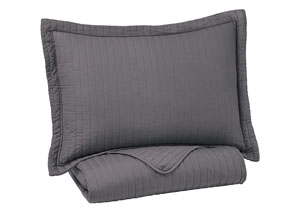 Image for Raleda Gray Twin Coverlet Set