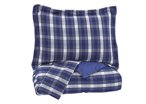 Image for Baret Blue Full Duvet Cover Set