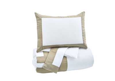 Image for Andor White Sand Queen Duvet Cover Set