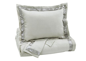 Image for Farday Natural King Duvet Cover Set