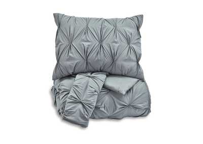 Image for Rimy Gray King Comforter Set