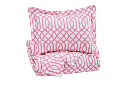 Image for Loomis Pink Full Comforter Set