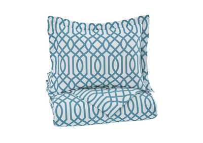 Image for Loomis Aqua Twin Comforter Set