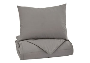 Image for Plainfield Gray Twin Comforter Set