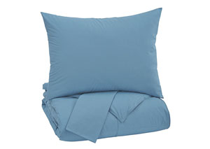 Image for Plainfield Aqua Full Comforter Set
