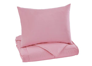 Image for Plainfield Pink Twin Comforter Set