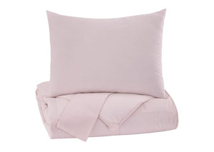 Image for Plainfield Soft Pink Full Comforter Set