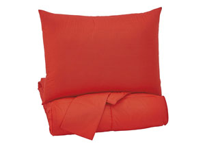 Image for Plainfield Red Full Comforter Set