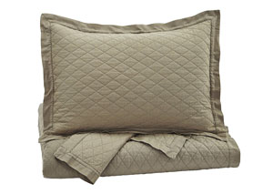 Image for Alecio Sand King Quilt Set