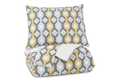 Image for Mato 3-Piece Queen Comforter Set