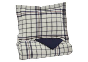 Image for Derick Plaid Twin Comforter Set