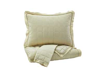 Image for Amare Sand King Coverlet Set