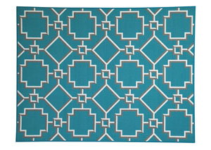 Image for Zarek Turquoise Medium Rug