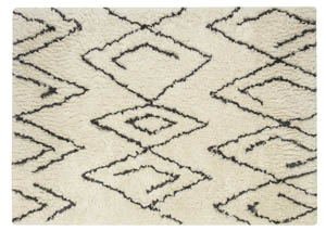 Image for Mevalyn White/Black Large Rug