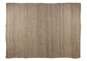 Image for Textured Tan/White 96'' x 120'' Rug 
