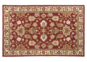 Image for Scatturro Red Large Rug